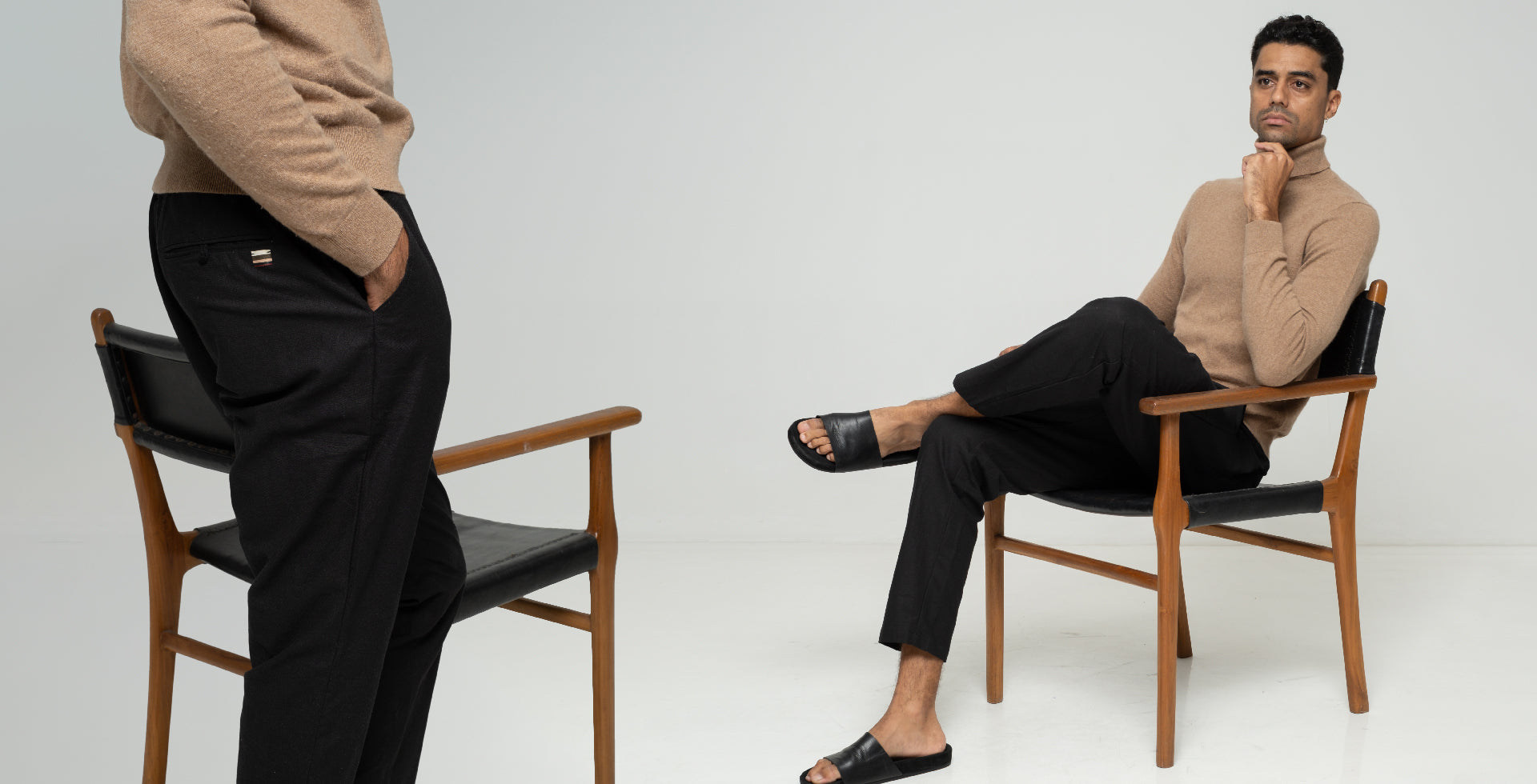 alt="Timeless clothing design styled with ease."