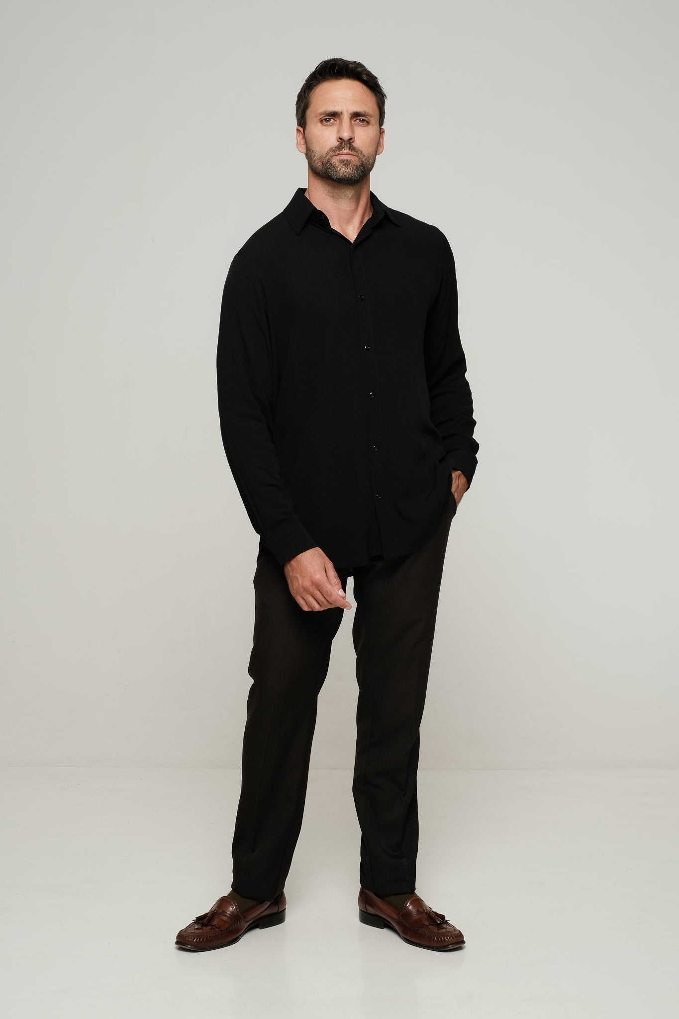 Opulent Shirt Black - Studioasasi
