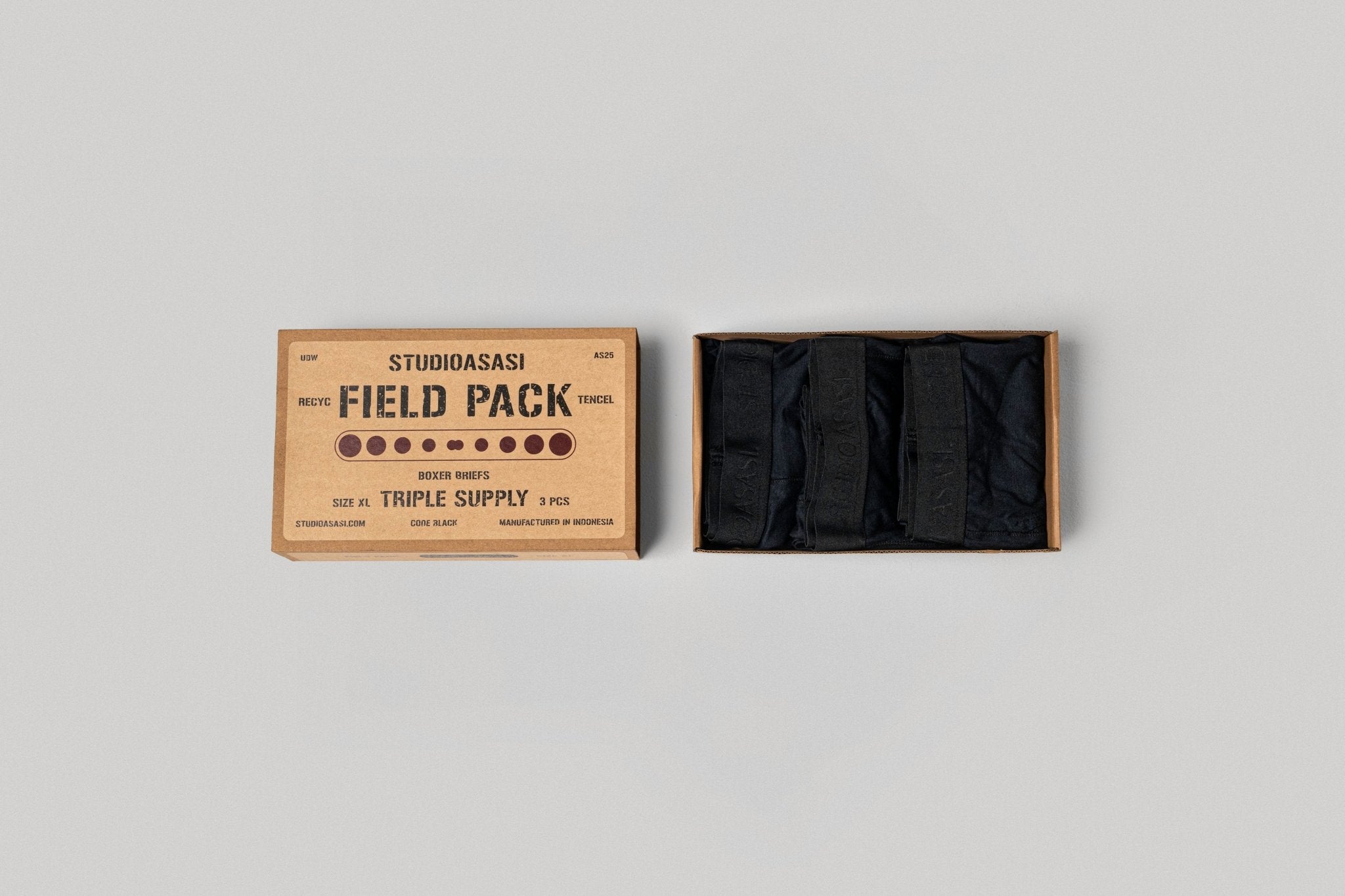 Underwear Field Pack - Black - Studioasasi