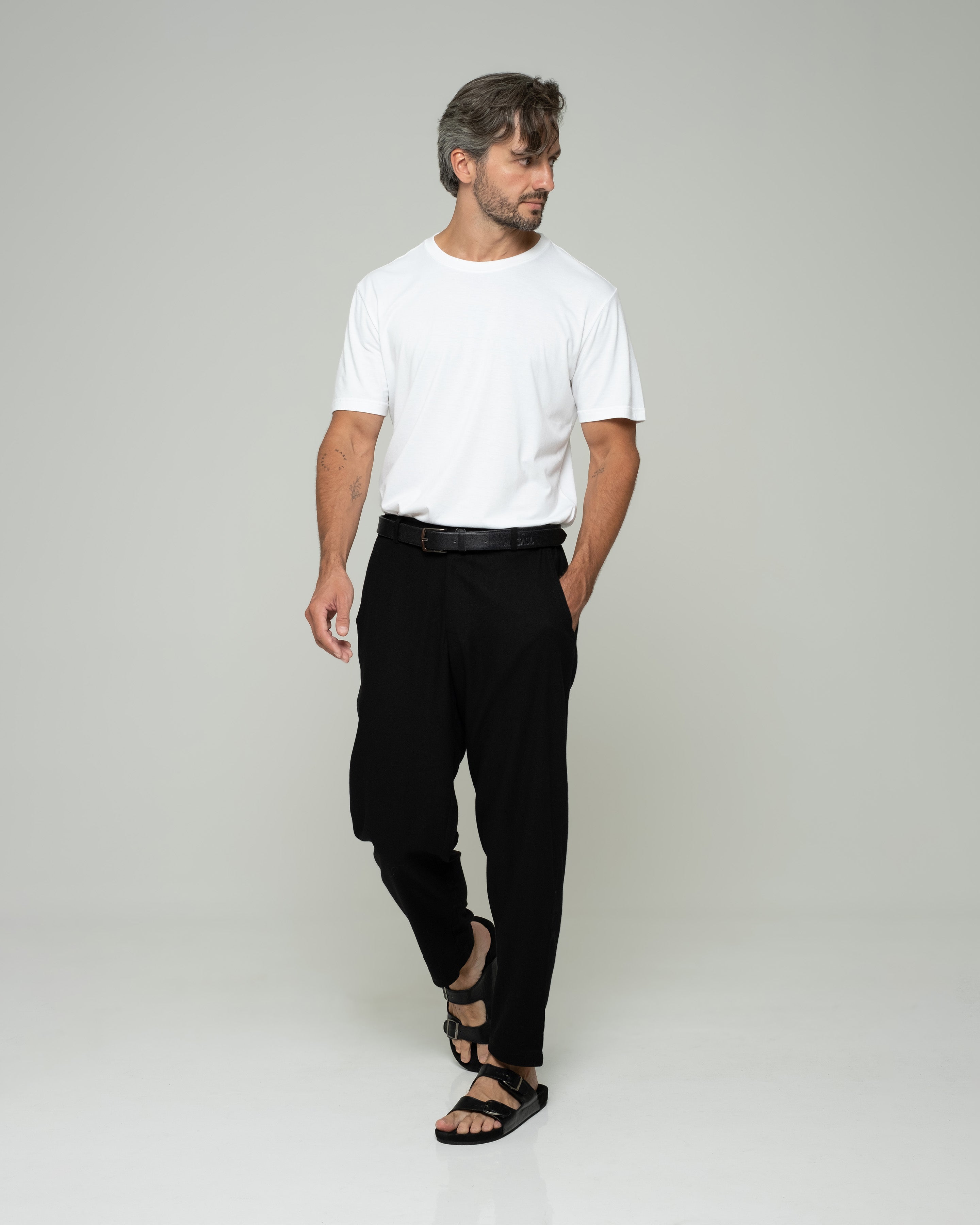 Linen Pants - Black