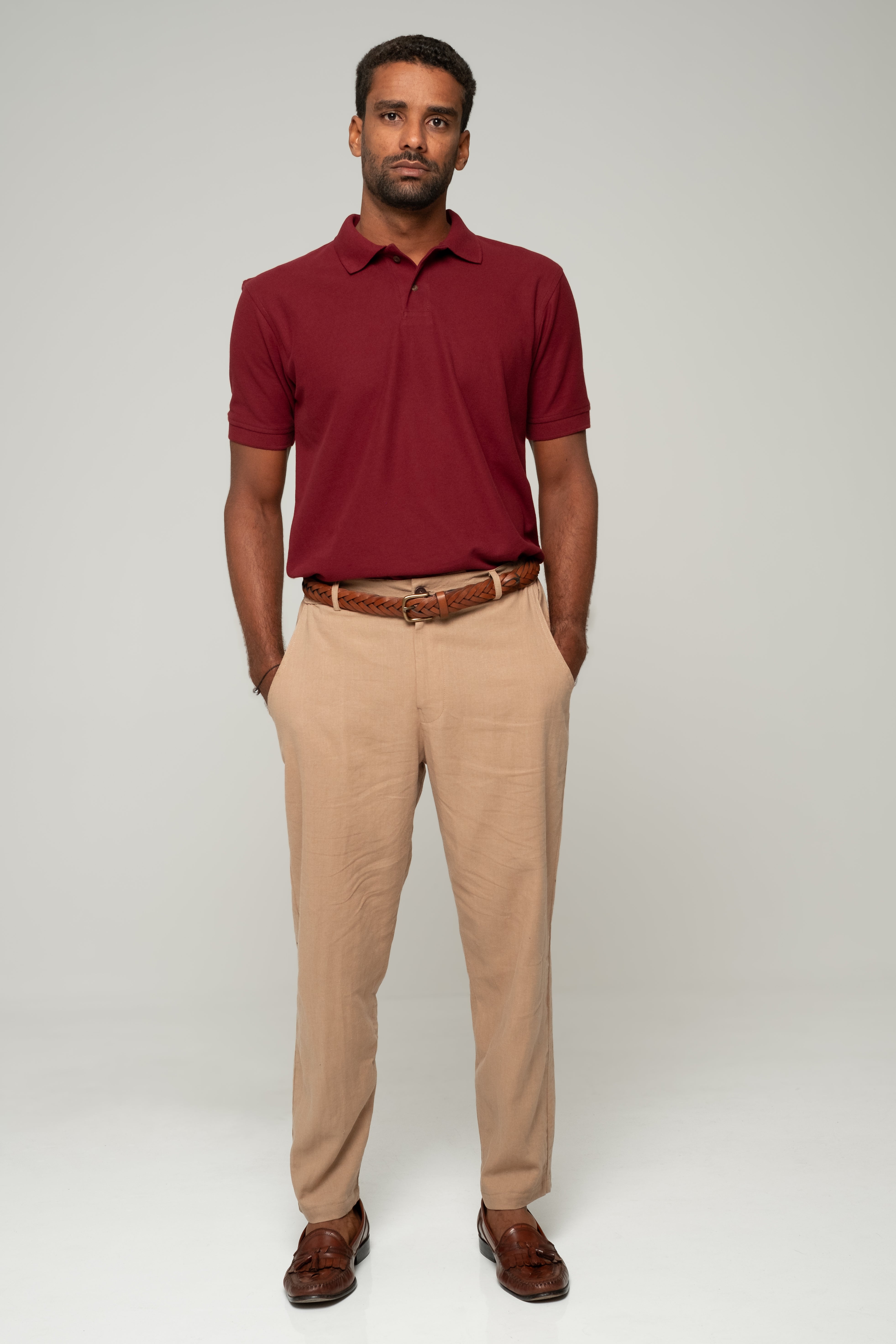 Linen Pants - Tobacco