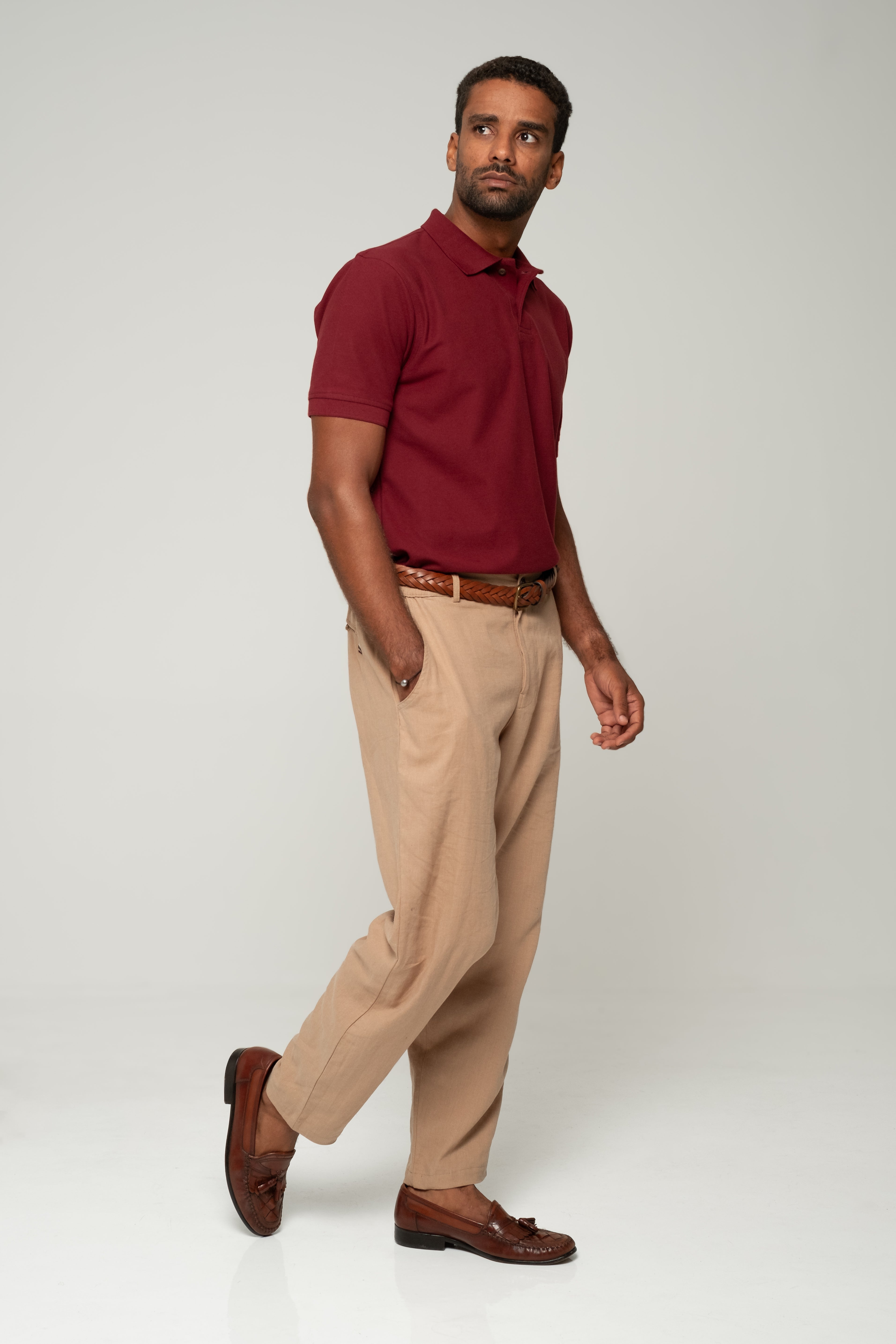 Linen Pants - Tobacco