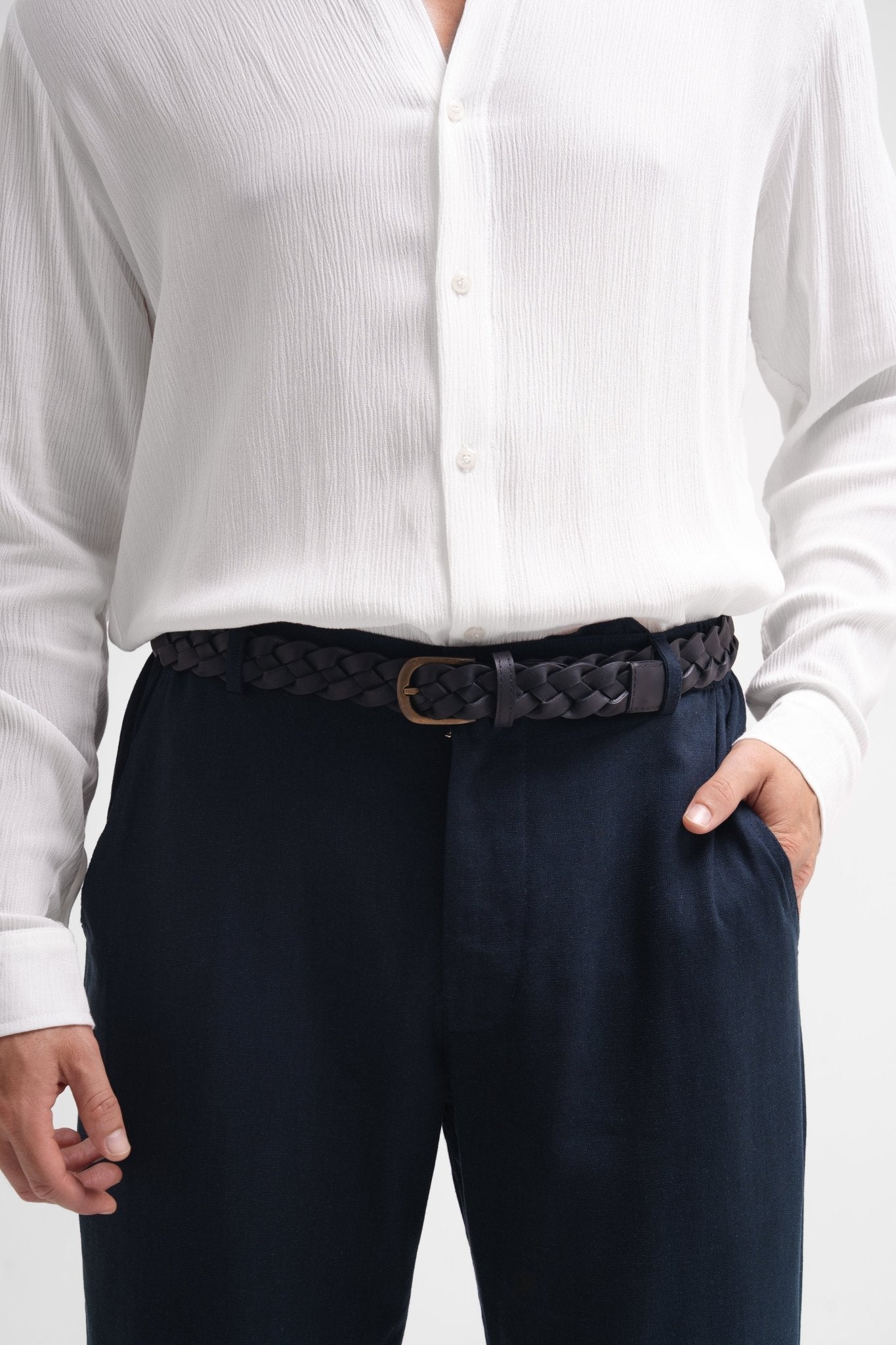 ASASI - Braided Belt - Black - Studioasasi