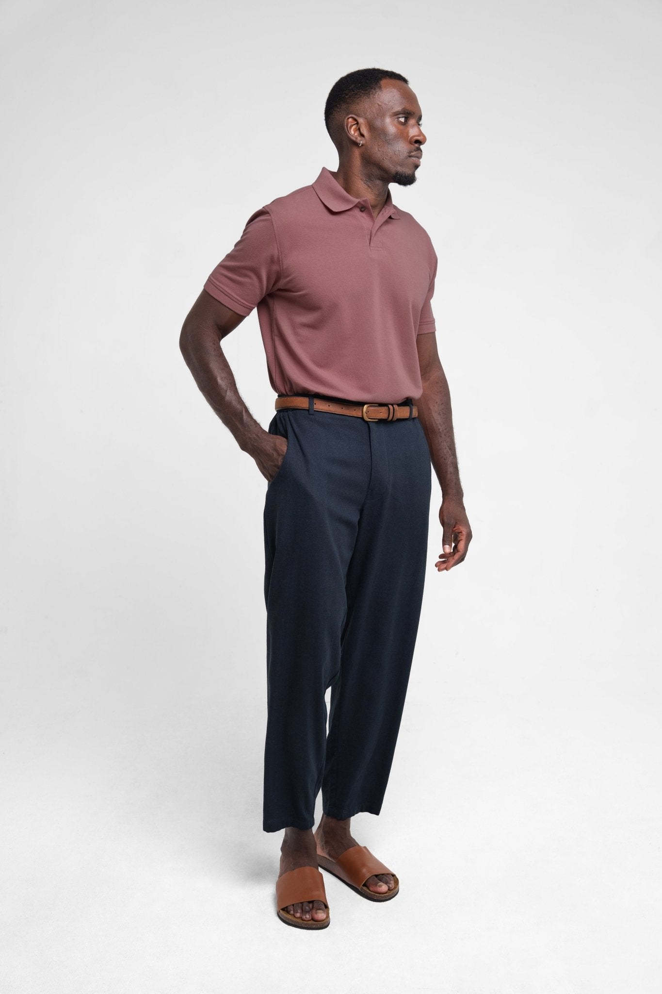 Linen Pants - Navy - Studioasasi