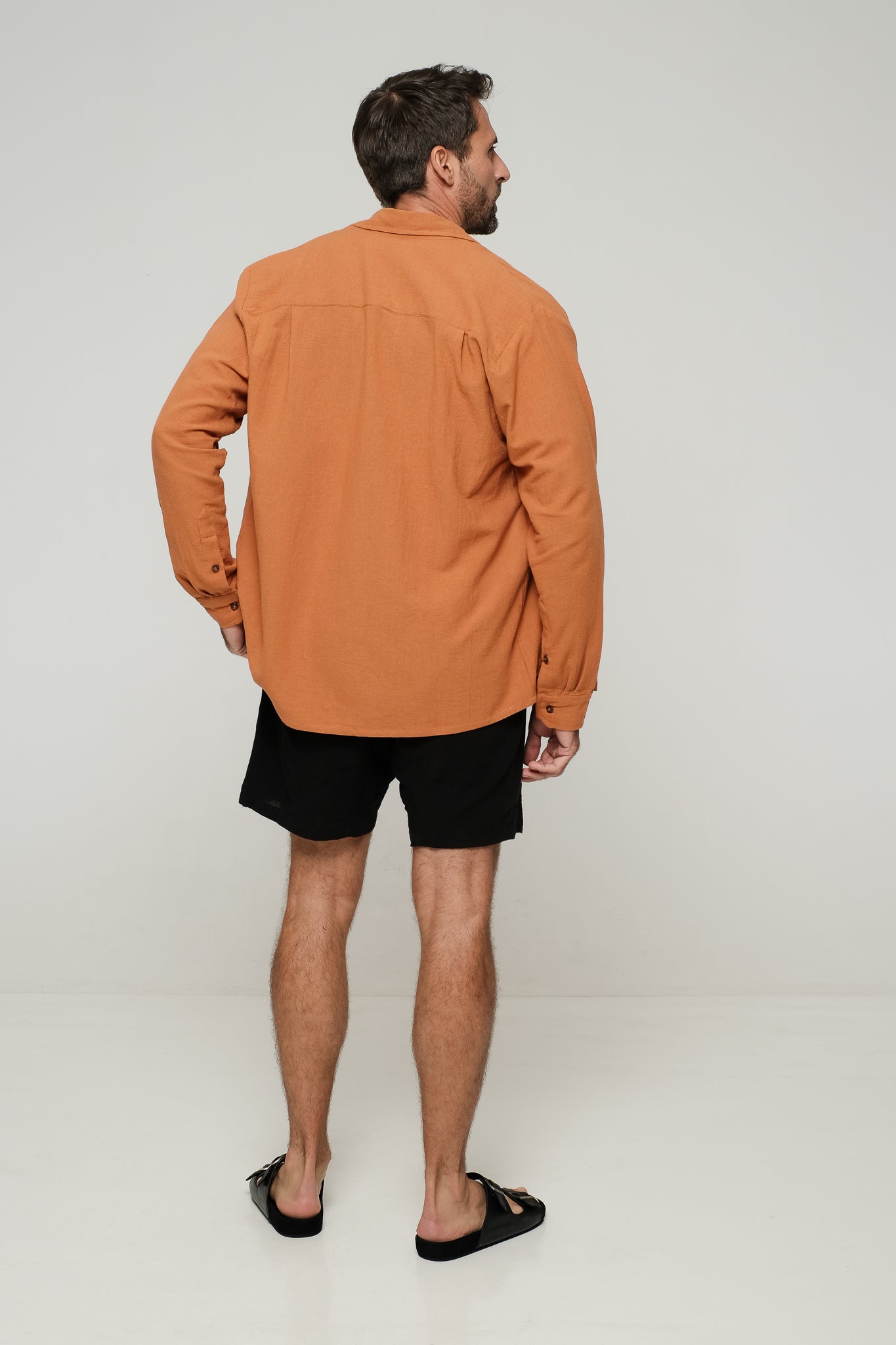 Origin Shirt - Ocre Long Sleeve - Studioasasi