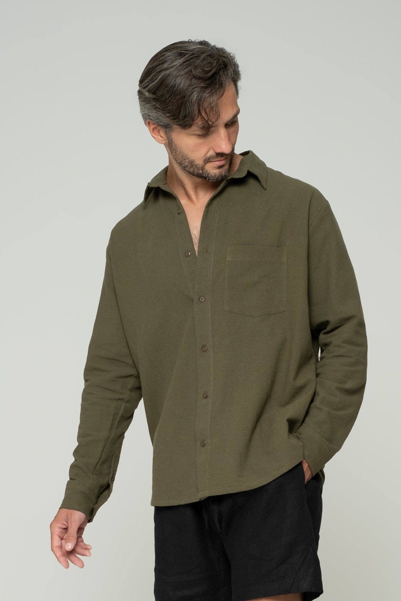 Origin Shirt - Sierra Olive Long Sleeve - Studioasasi