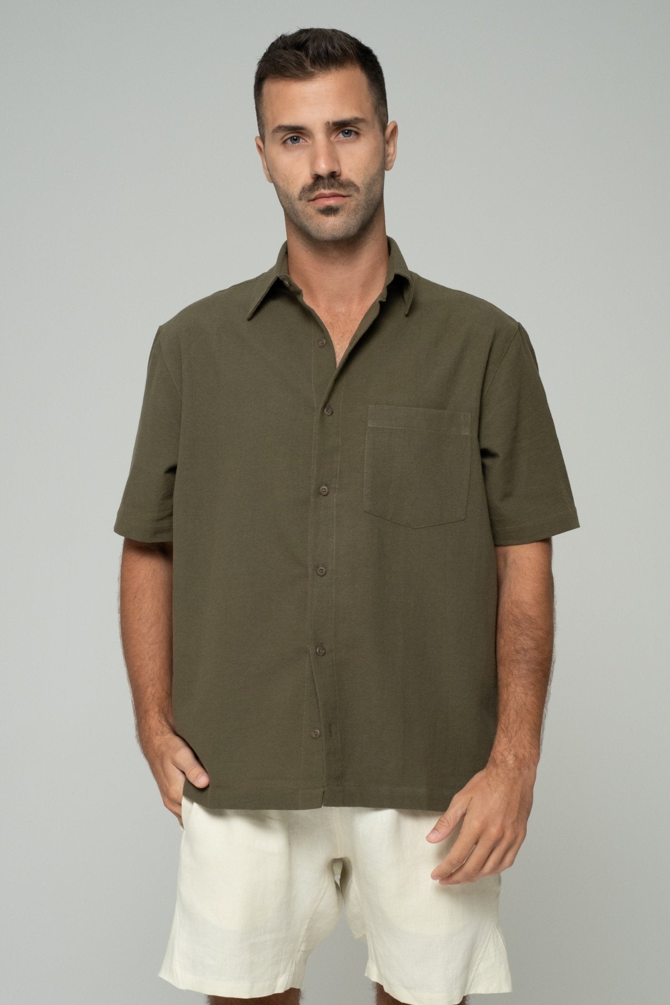 Origin Shirt - Sierra Olive Short Sleeve - Studioasasi