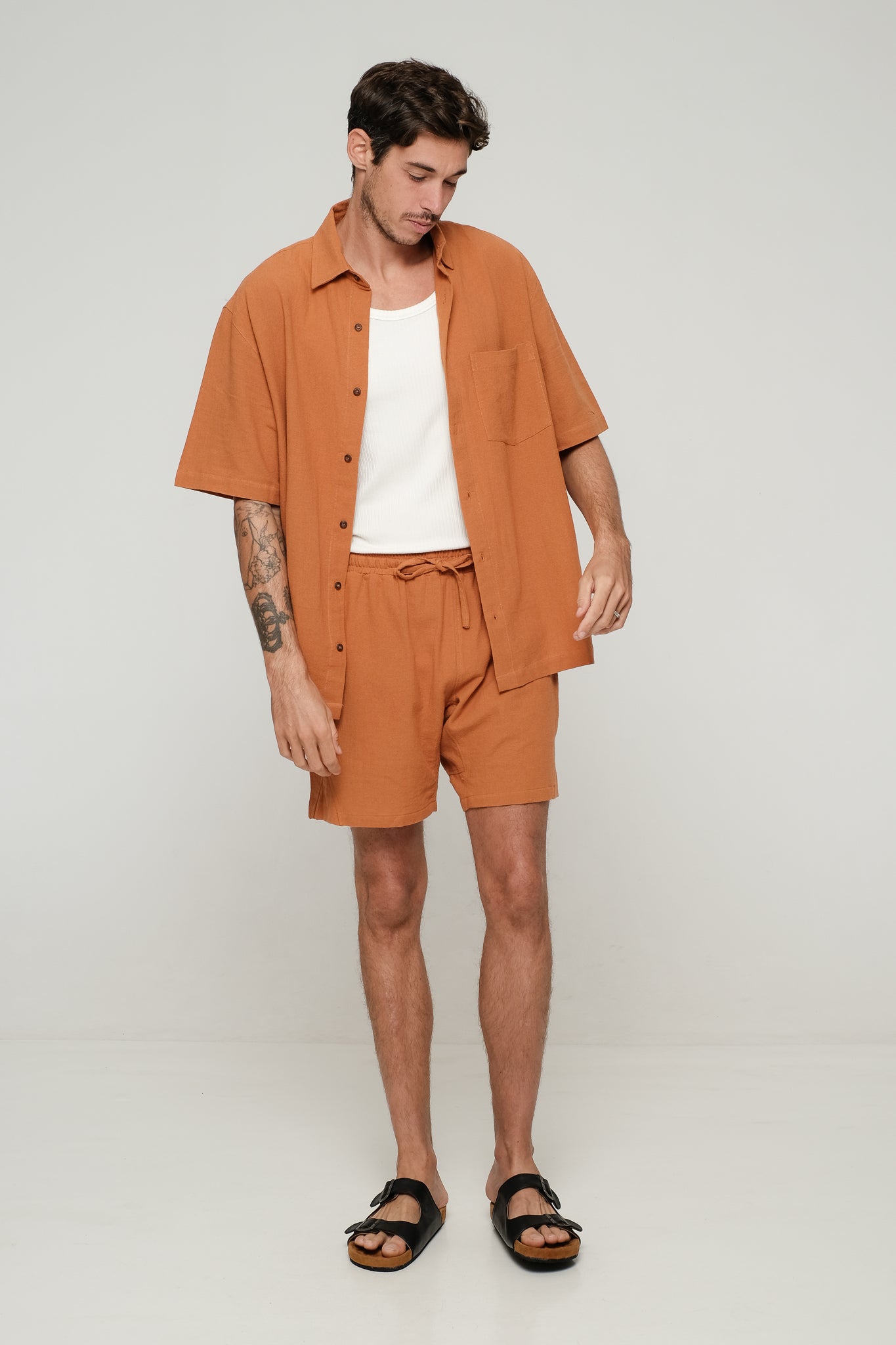 Origin Shorts - Ocre - Studioasasi