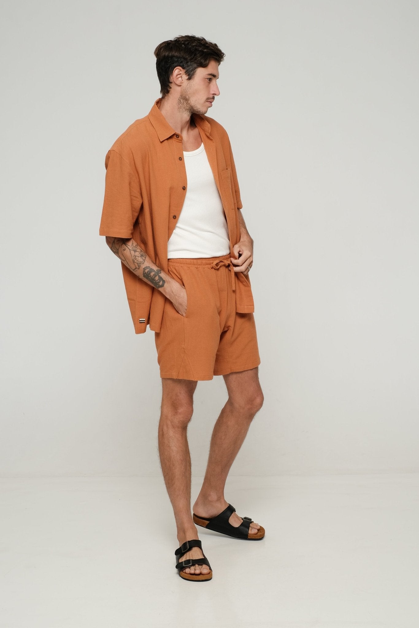 Origin Shorts - Ocre - Studioasasi