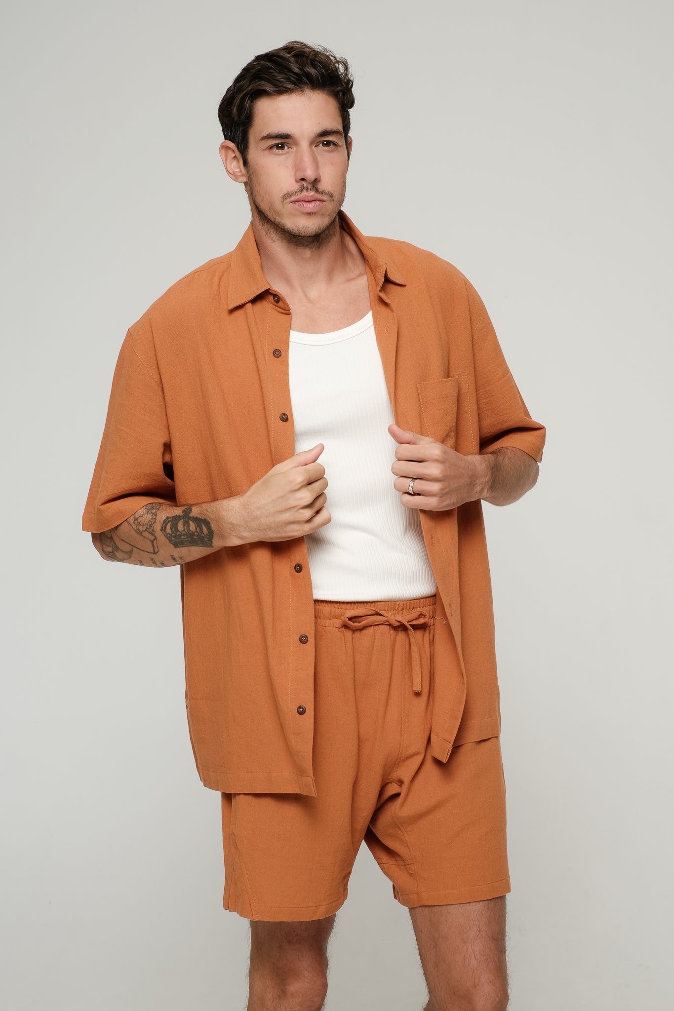 Origin Shorts - Ocre - Studioasasi