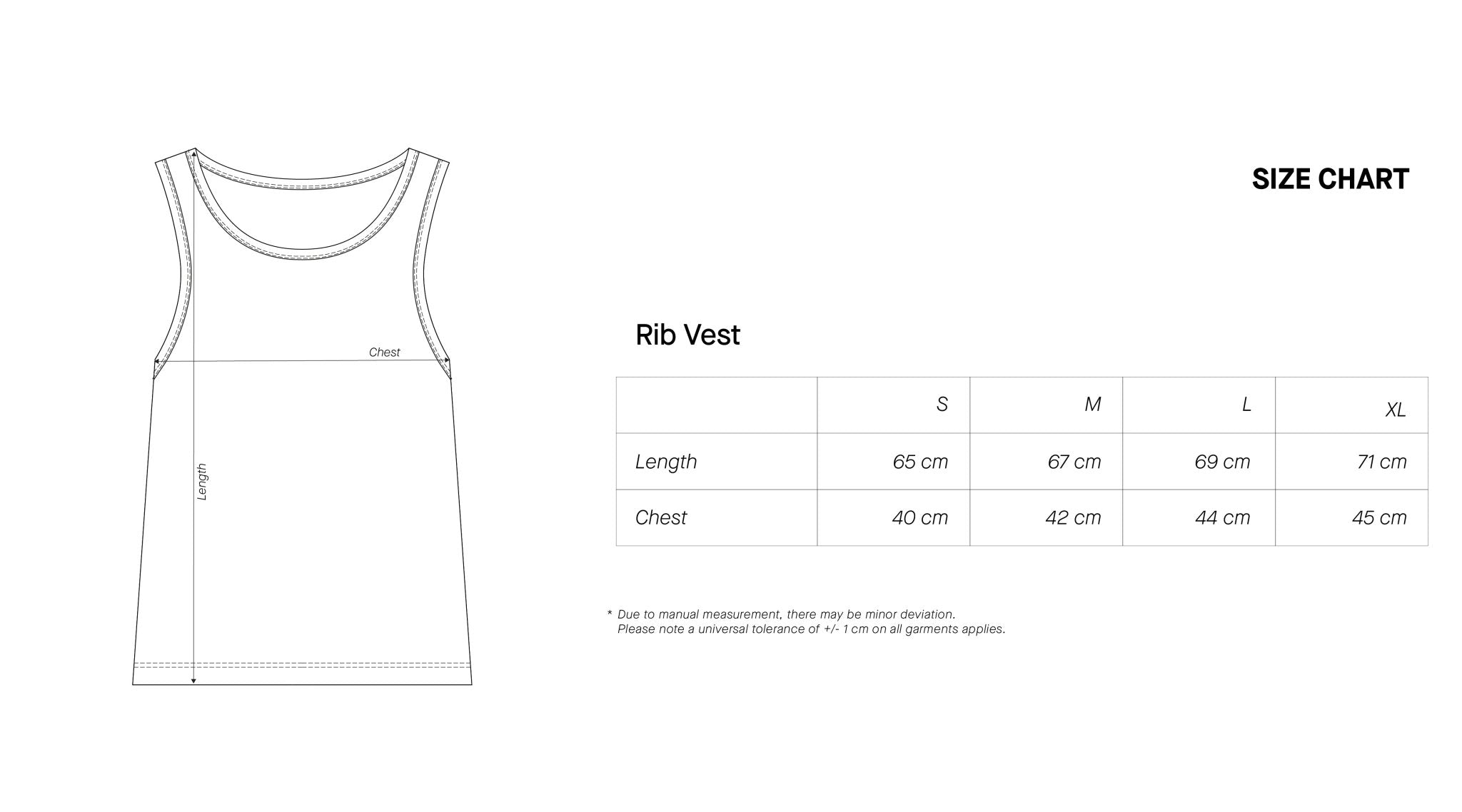 Ribbed Vest - Off White - Studioasasi