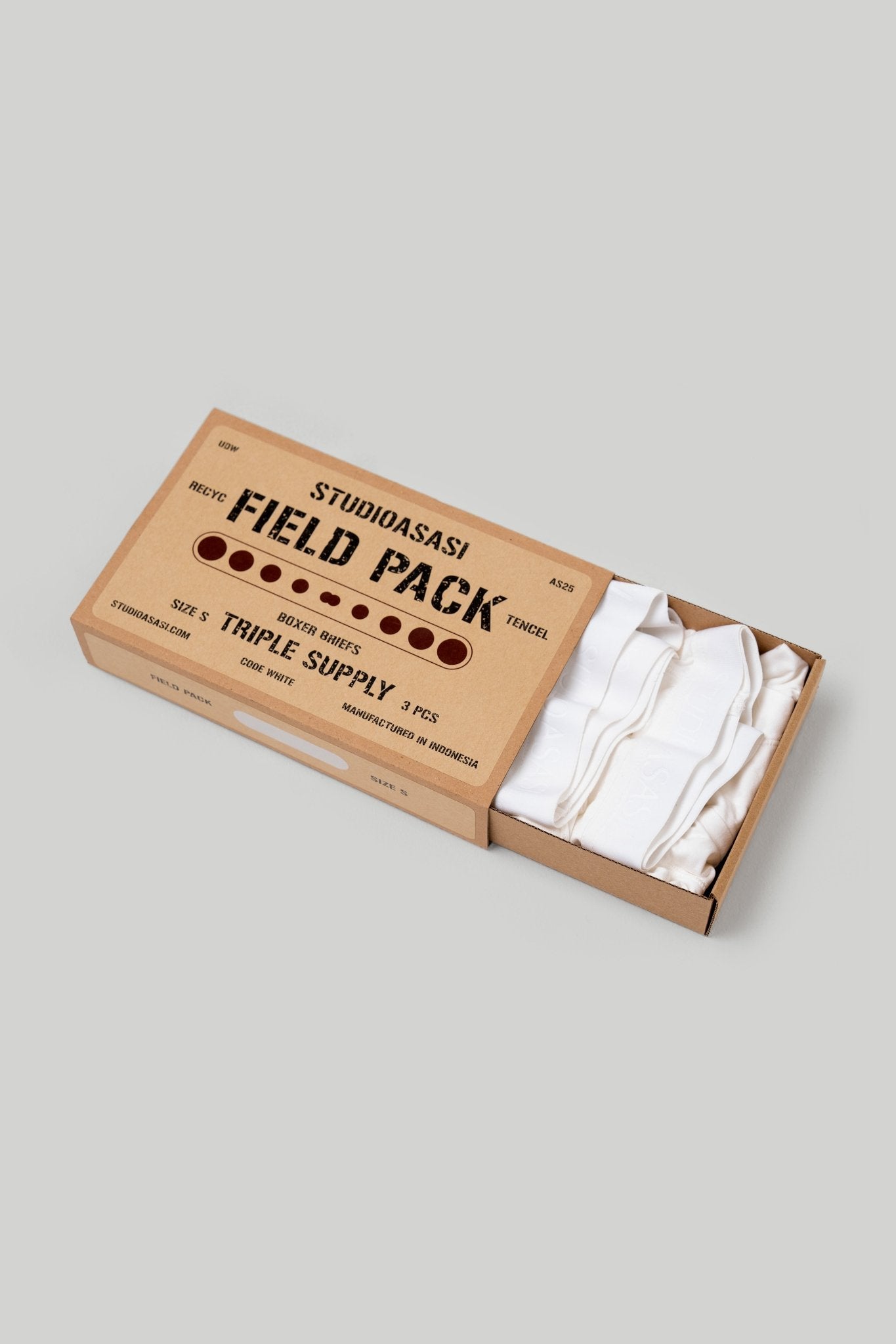 Underwear Field Pack - Off White - Studioasasi